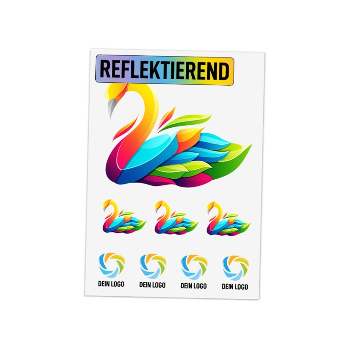 DTF Transfer bunt reflektierend - DIN A4