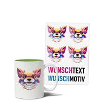 Rubons DIN A6, randlose Aufkleber zum Aufreiben