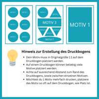 DTF Transfer bunt reflektierend - Meterware 100 x 30 cm