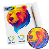 DTF Transfer bunt glitzernd - Meterware 100 x 30 cm