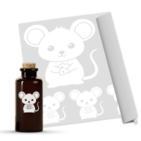 UV DTF Transfer Aufkleber weiß - 100 x 30 cm