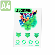 DTF Transfer leuchtend (fluoreszierend) - DIN A4